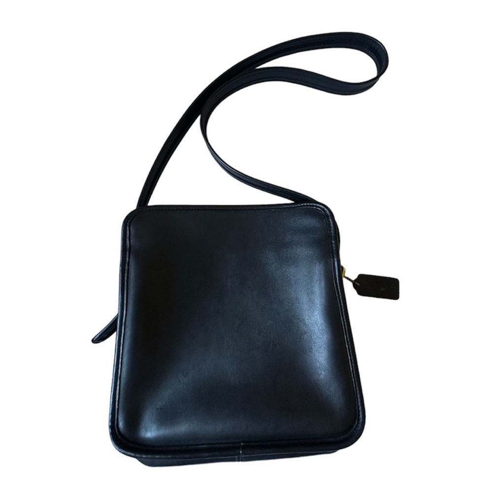 Vintage Coach Black Legacy North South Companion Bag 9168